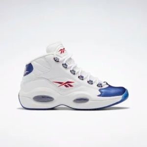 Reebok A.I. question mid colbalt blue tip.